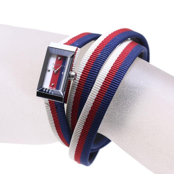 GUCCI（グッチ） GUCCI Gフレーム YA147502 147.5 トリコロール 