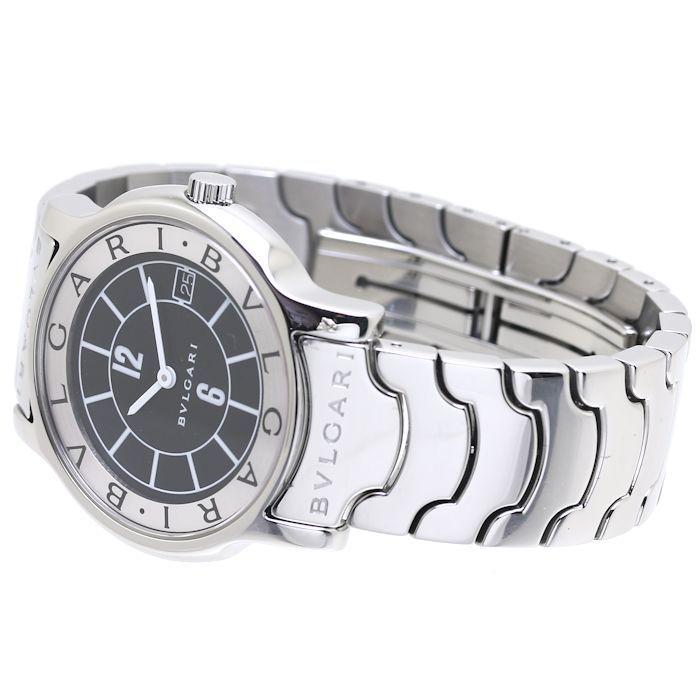 BVLGARI（ブルガリ） ソロテンポ ST35BSSD ST35S メンズ 黒文字盤