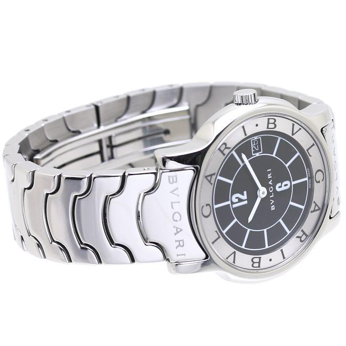 BVLGARI（ブルガリ） ソロテンポ ST35BSSD ST35S メンズ 黒文字盤