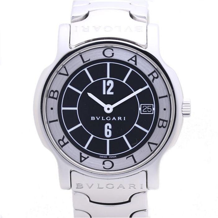 BVLGARI（ブルガリ） ソロテンポ ST35BSSD ST35S メンズ 黒文字盤