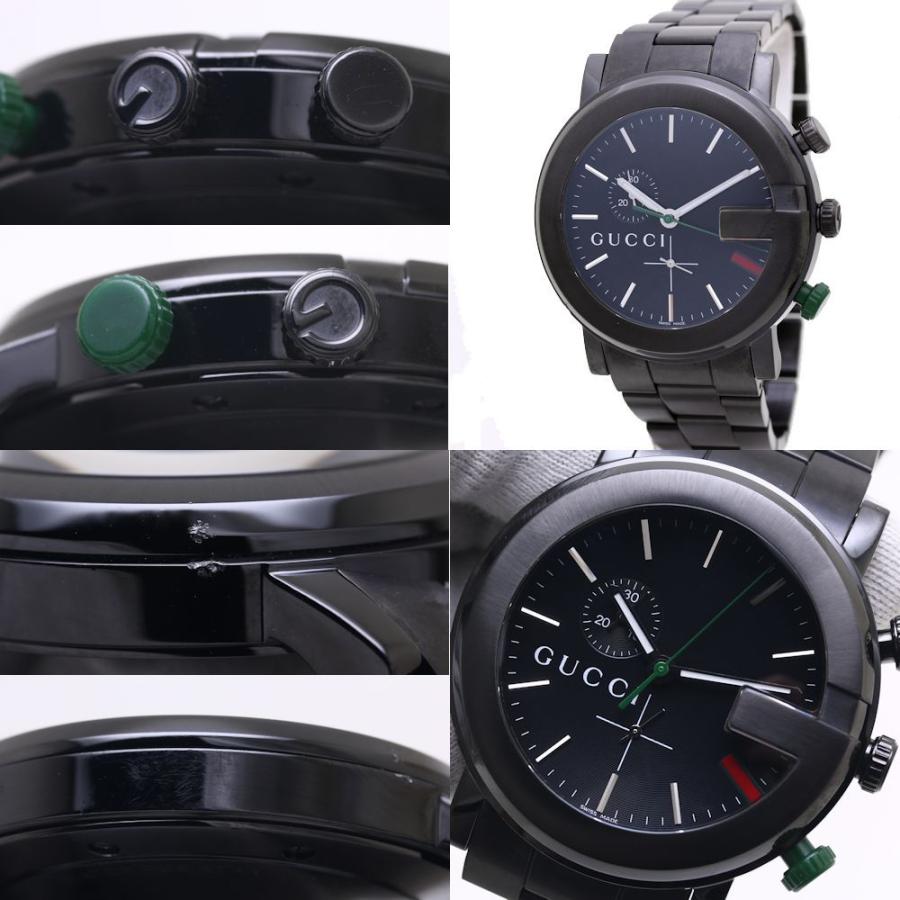 GUCCI グッチ 101M YA101331 クロノグラフ ブラック 腕時計 GUCCI グッチ 腕時計 メンズ Gクロノ G-Chrono 42mm ブラック
