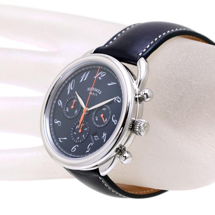 HERMES エルメス アルソー クロノグラフ AR4.910 ブラック HERMES エルメス アルソー クロノグラフ AR4.910 ブラック