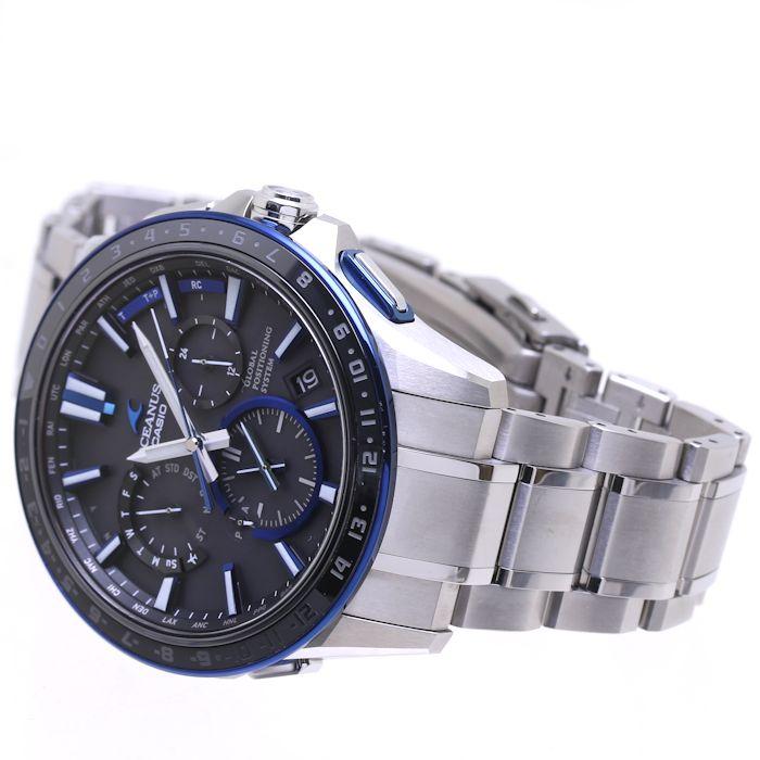 カシオ CASIO オシアナス OCW-G1200-1AJF 【'19年購入】GPSハイブラット電波ソーラー チタン メンズ / 38350【中古】【腕時計】｜phasemidoriya78｜03