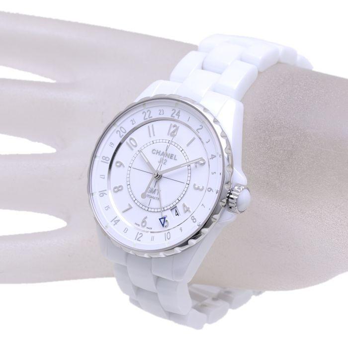 J12 CHANEL シャネル GMT【仕上げ済】白セラミック H3103 自動巻き 