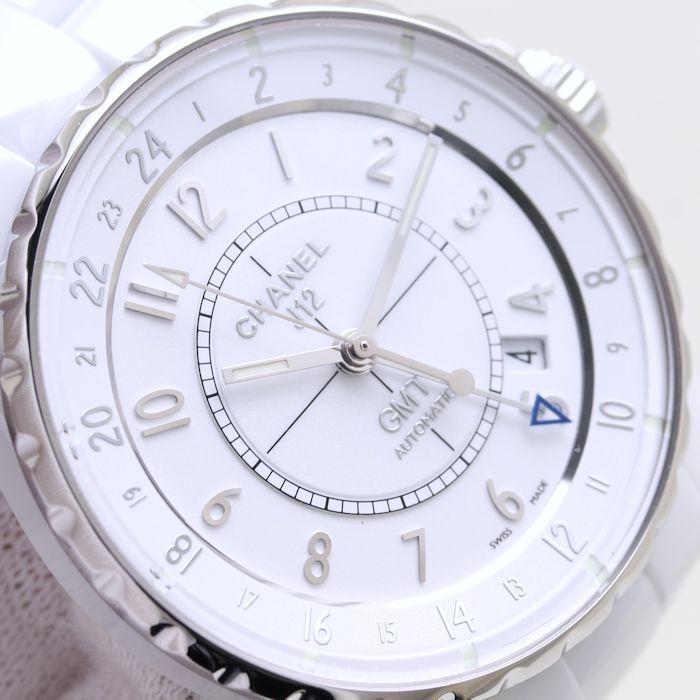 J12 CHANEL シャネル GMT【仕上げ済】白セラミック H3103 自動巻き
