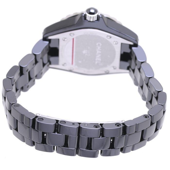 J12 シャネル H0949 ダイヤベゼル ブラックセラミック 【仕上げ済  