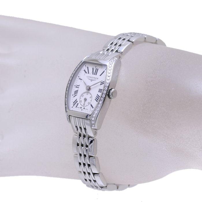 エヴィデンツァ ロンジン L2.175.0.71.6 ベゼルダイヤ レディース  