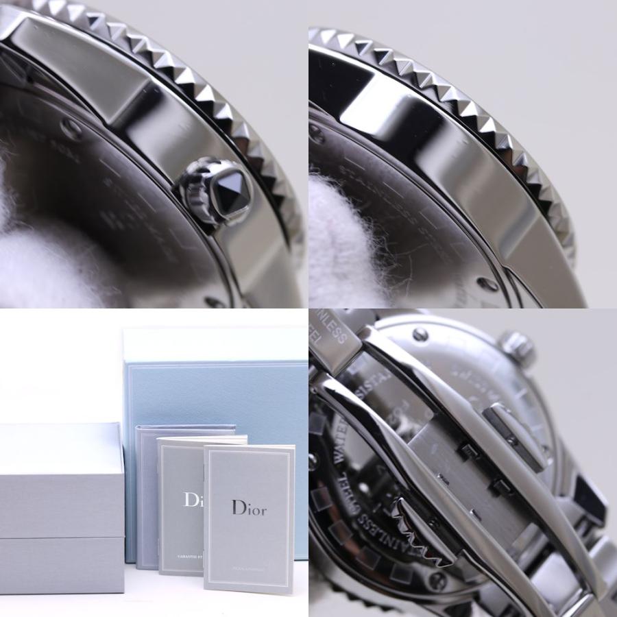 ディオール Dior CD112116 クリスタル ダイヤベゼル 16Pダイヤ クォーツ レディース _943573 ディオール Dior CD112116 クリスタル ダイヤベゼル クォーツ