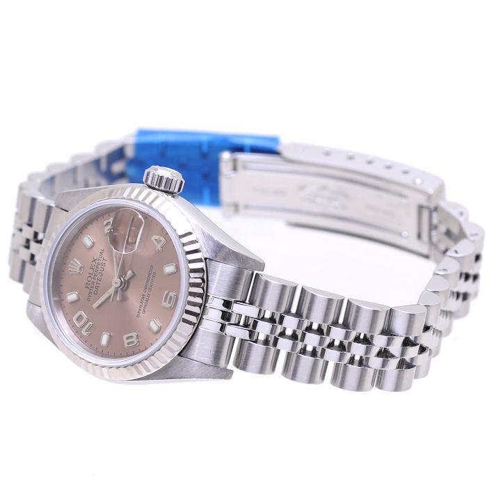 ロレックス ROLEX デイトジャスト 79174 【磨き仕上げ済】P番 K18WG ホワイトゴールド × SS レディース / 38689 ...