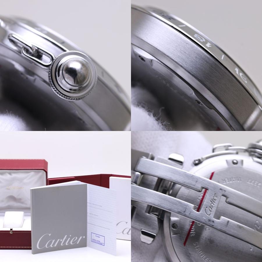 カルティエ CARTIER パシャＣ メリディアンGMT W31029M7【磨き仕上げ済】旧カレンダー SS ボーイズ / 38829【中古】【腕時計】｜phasemidoriya78｜09