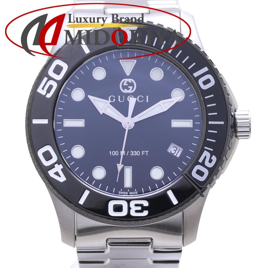 GUCCI グッチ ダイバー デイト YA126279 126.2 ステンレススチール  