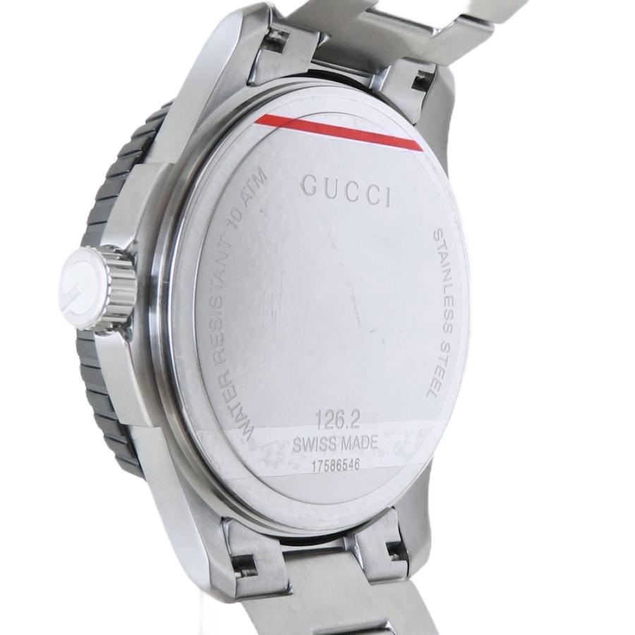 グッチ GUCCI ダイバー デイト YA126279 126.2 ステンレススチール