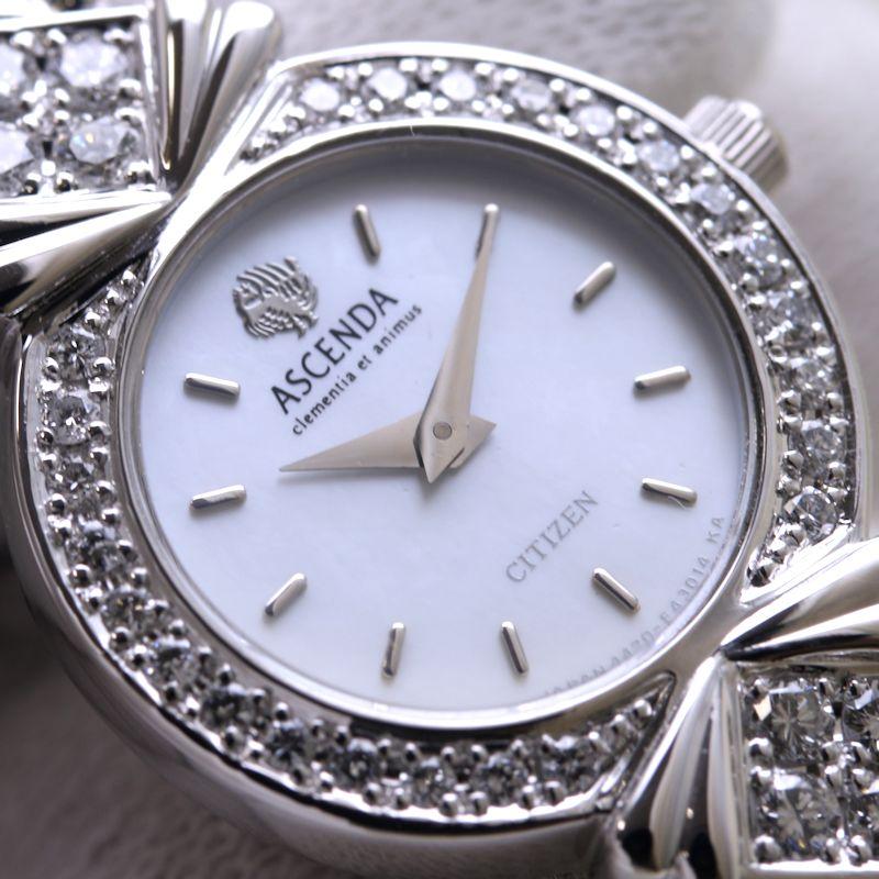 CITIZEN シチズン ASCENDA 4420-E41430【磨き済】ダイヤモンド K18WG 