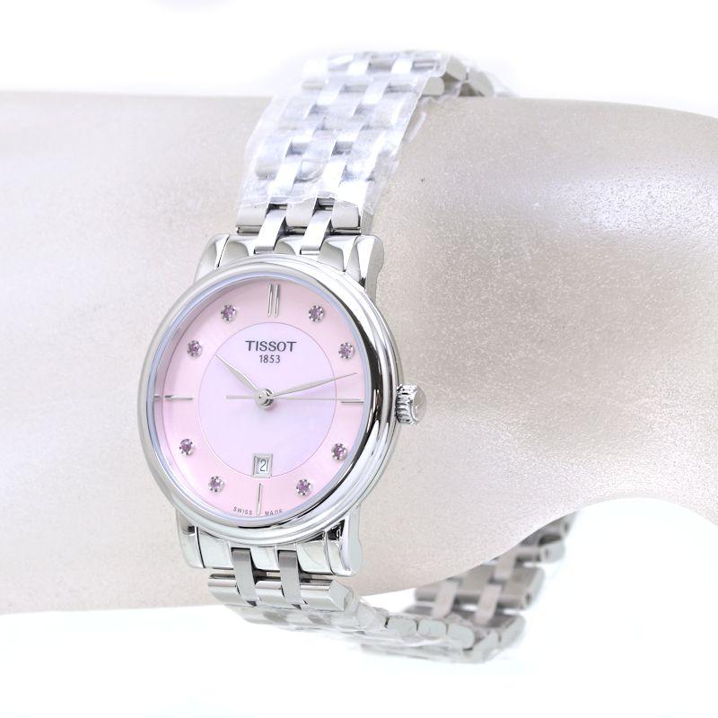 TISSOT ティソ カーソン プレミアム レディ T122.210.11.159.00 ピンク 