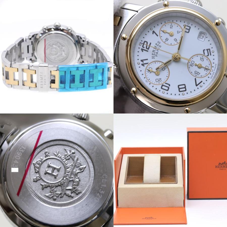 HERMES エルメス クリッパー クロノグラフ CL1.320.130/3781【電池交換  