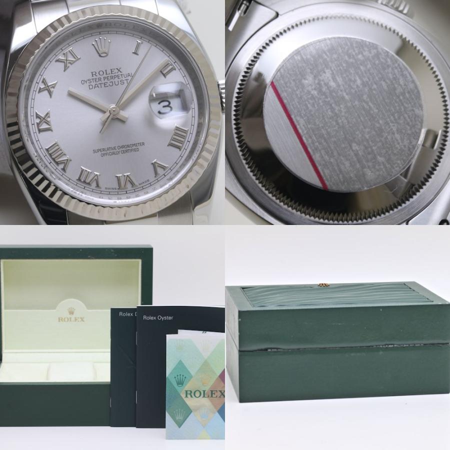 ROLEX ロレックス デイトジャスト 116234【オーバーホール済/磨き済】K18WGxステンレススチール メンズ /39302【中古】【腕時計】｜phasemidoriya78｜09