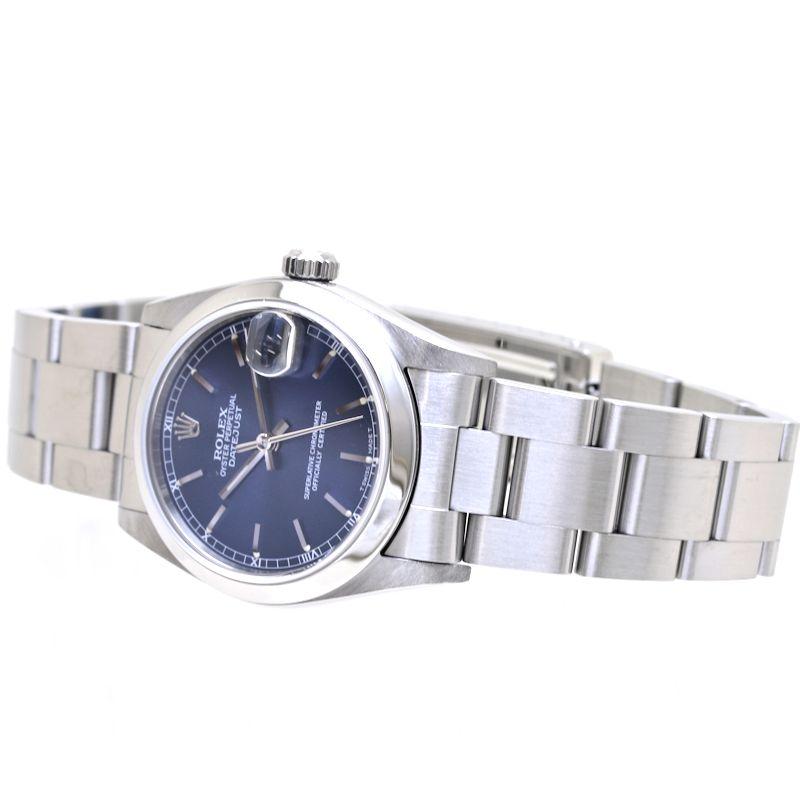 ROLEX（ロレックス） デイトジャスト 78240【磨き済】ブルー文字盤