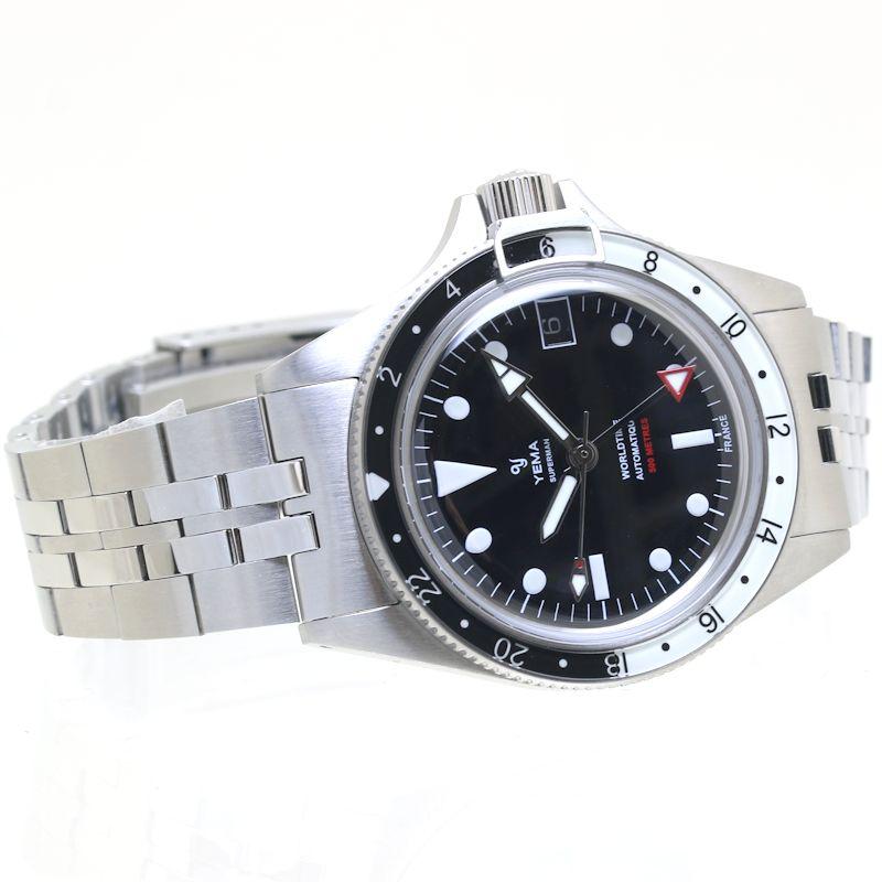 YEMA イエマ YGMT22A39-AMS スーパーマン500GMT ステンレススチール  