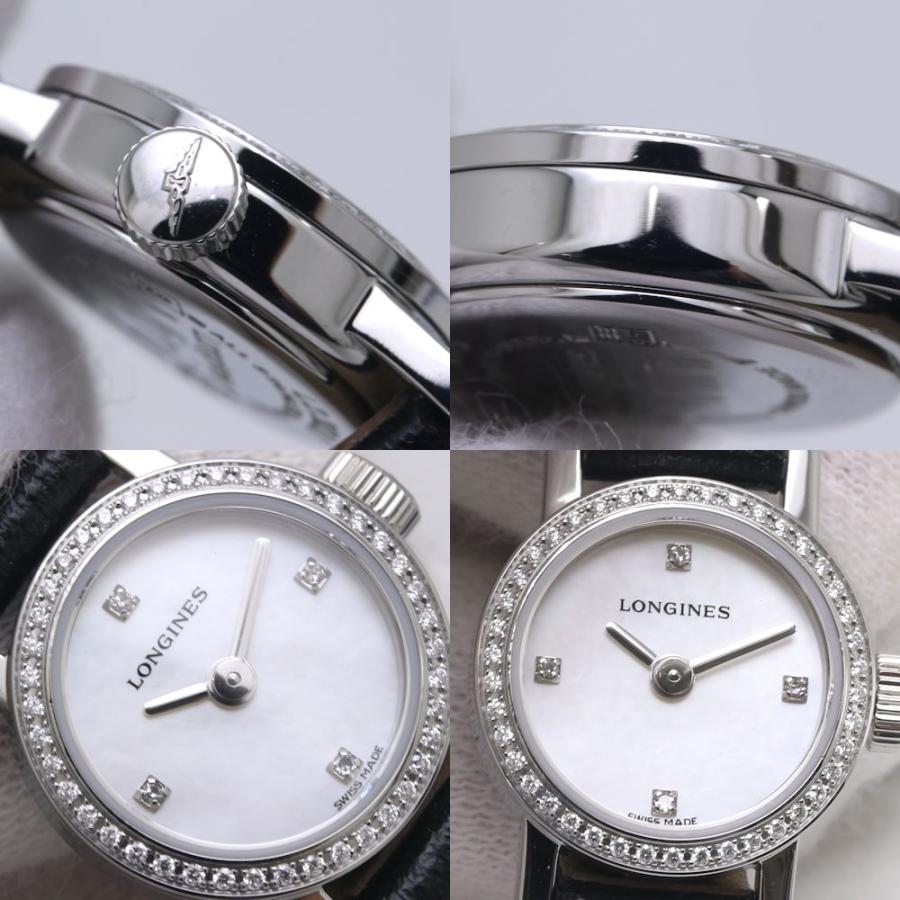 LONGINES（ロンジン） ミニ L2.303.0.87.2 ベゼルダイヤ 4Pダイヤ