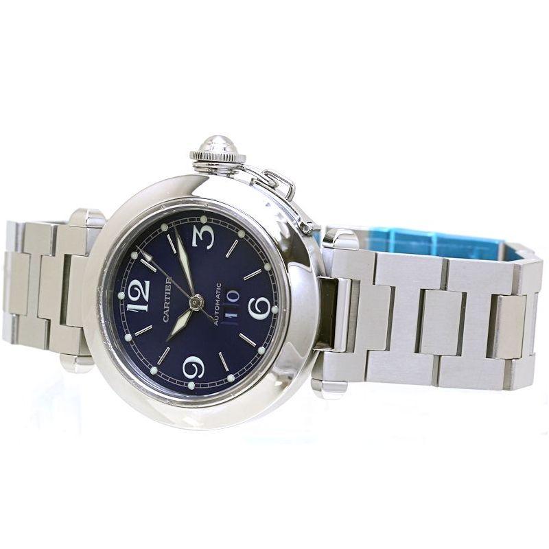 Cartier（カルティエ） パシャC ビッグデイト W31047M7 ネイビー 