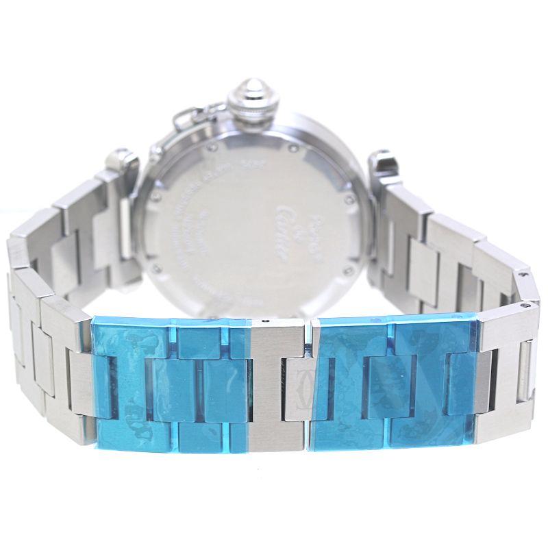 Cartier（カルティエ） パシャC ビッグデイト W31047M7 ネイビー 