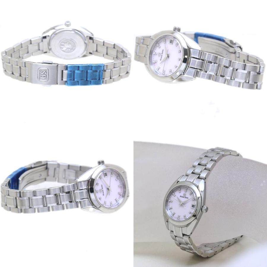 【稼働】Grand Seiko ピンクシェル ダイヤ 4J52-0AC0 デイト SEIKO（セイコー） グランドセイコー 22Pダイヤモンド ピンクシェル
