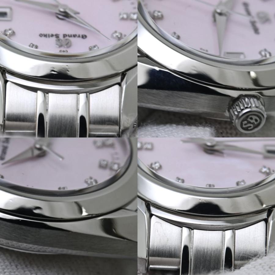 SEIKO セイコー グランドセイコー 22Pダイヤモンド ピンクシェル STGF277 4J52-0AC0 【磨き済/電池交換済】【中古】 腕時計 レディース ステンレススチール/40085 SEIKO（セイコー） グランドセイコー 22Pダイヤモンド ピンクシェル