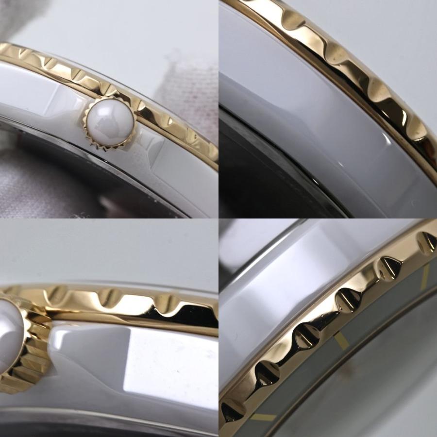 CHANEL（シャネル） J12 白セラミック 11Pダイヤ PGベゼル H2180【磨き
