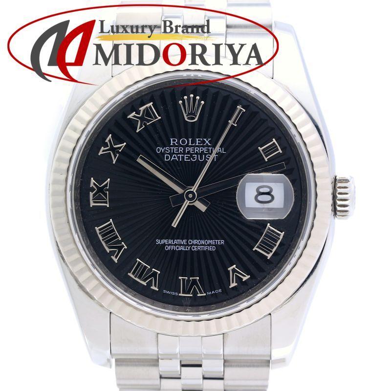 ROLEX（ロレックス） デイトジャスト ブラックサンビーム 116234【磨き