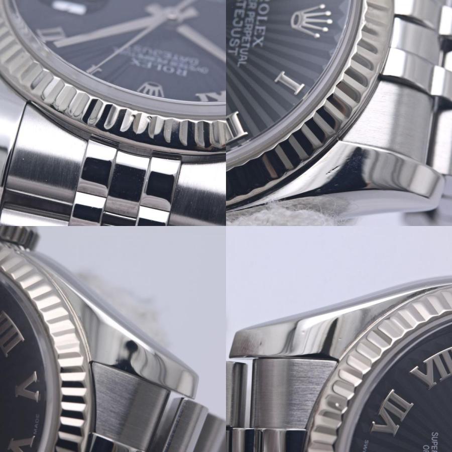 ROLEX（ロレックス） デイトジャスト ブラックサンビーム 116234【磨き