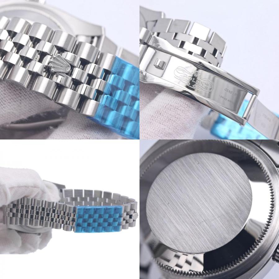 ロレックス デイトジャスト 当時物 ギャランティ・メンズ3コマ・付属品フルセット ROLEX（ロレックス） デイトジャスト ブラックサンビーム 116234【磨き