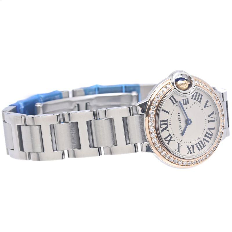 Cartier（カルティエ） バロンブルーSM ベゼルダイヤモンド WE902079