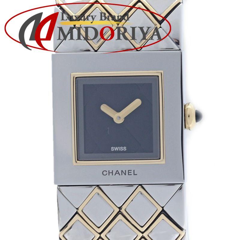 【中古】 CHANEL シャネル マトラッセ H0475 K18YG SS バングル 腕時計 キルティング レディース 23035491 AO 中古】 CHANEL シャネル マトラッセ H0475 K18YG SS バングル 腕時計