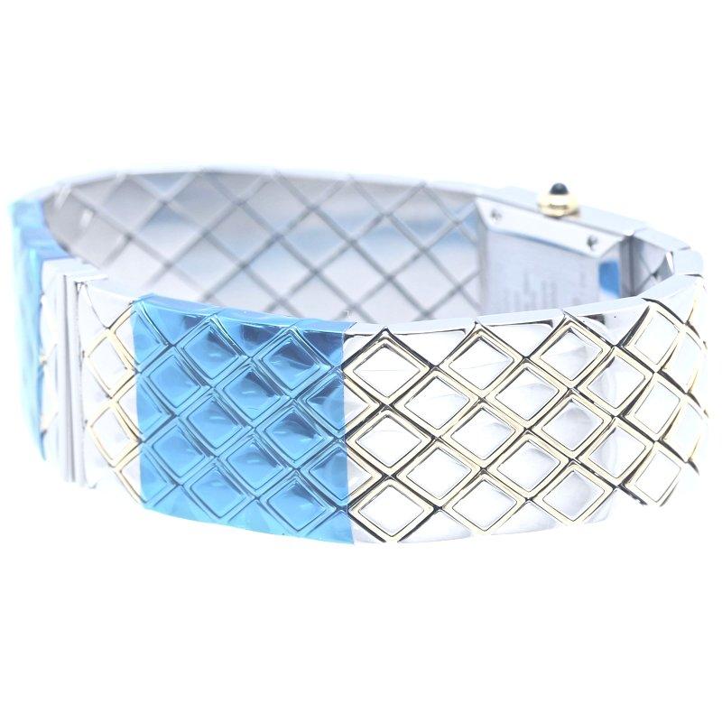 【中古】 CHANEL シャネル マトラッセ H0475 K18YG SS バングル 腕時計 キルティング レディース 23035491 AO 中古】 CHANEL シャネル マトラッセ H0475 K18YG SS バングル 腕時計