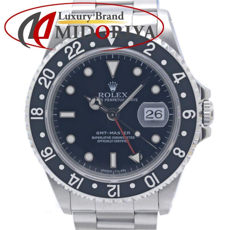 ロレックス ROLEX ＧＭＴマスターⅡ 腕時計 メンズ【中古】 ROLEX（ロレックス） GMTマスター2 シングルバックル 16700 【磨き済