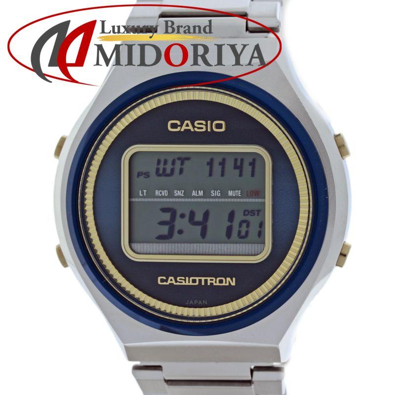 CASIO カシオ カシオトロン 50周年記念モデル TRN-50SS-2AJR Bluetooth搭載 スマホリンク【2024年購入】【中古】腕時計 メンズ ステンレススチール /40395 CASIO（カシオ） カシオトロン 50周年記念モデル TRN-50SS-2AJR