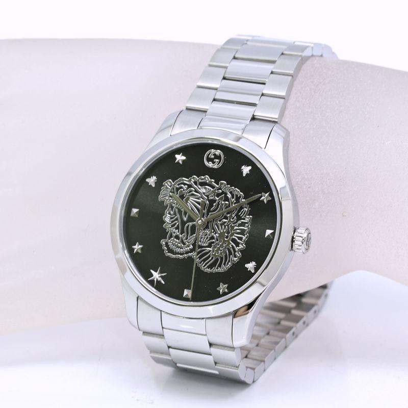 GUCCI グッチ Ｇタイムレス YA1264125 126.4 【電池交換済】【中古】腕時計 メンズ ステンレススチール /40427 GUCCI（グッチ） Gタイムレス YA1264125 126.4 【電池交換済】【中古