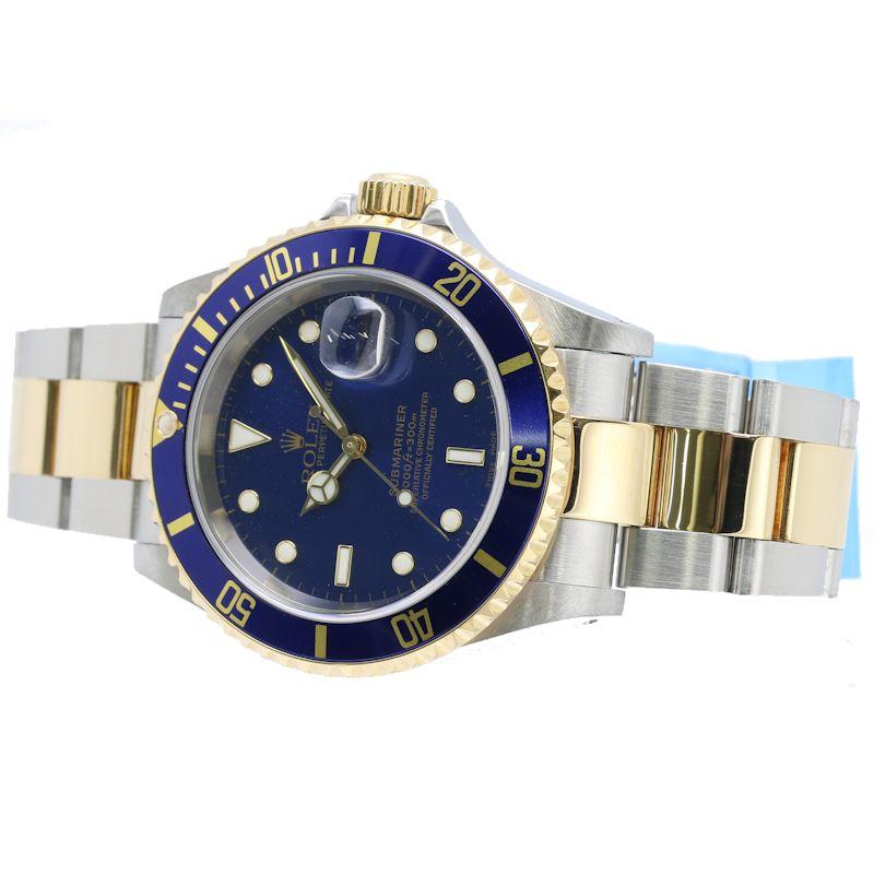 ROLEX ロレックス サブマリーナ デイト ブルー【磨き済】 16613LB【中古】腕時計 メンズ /40546 ROLEX（ロレックス） サブマリーナ デイト ブルー【磨き済】 16613LB