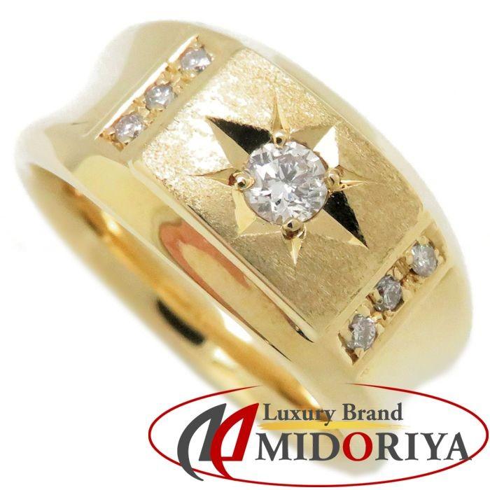 18 新作 ダイヤモンドリング K18yg ダイヤモンド0 ct 15号 18金イエローゴールド 指輪 K18yg 15号 指輪 メンズ ジュエリー 喜茂別町 4b424a18 Aztower Org