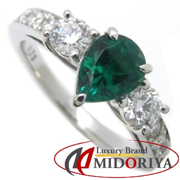 リング 指輪 エメラルド0.75ct ダイヤモンド0.53ct 12号 Pt900プラチナ 
