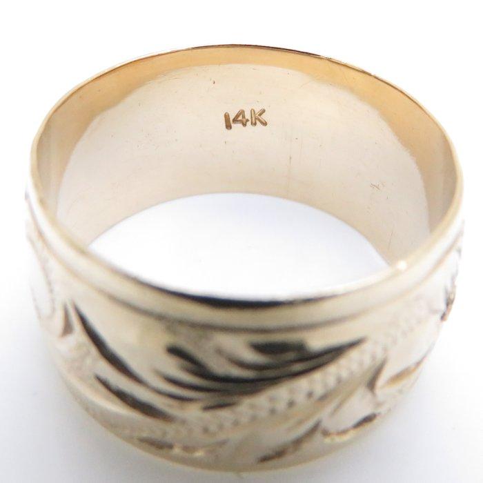 【２点セット】 リング 14KYG ハワイアンジュエリー 5.5グラム 14号 14金イエローゴールド 指輪 レディース ジュエリー /64340 【中古】【FJ】 【S2253679697】(12979円)