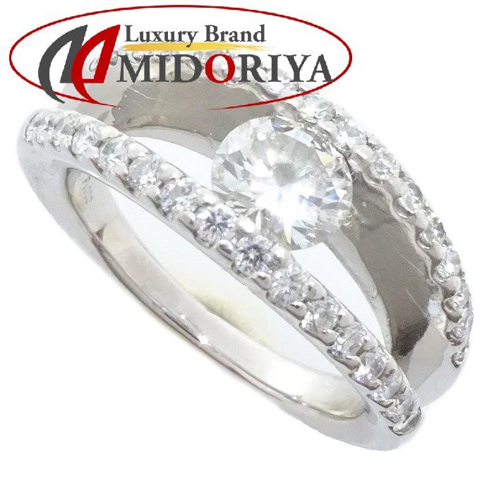 リング 指輪 一粒ダイヤモンド0.44ct/0.36ct 9号 F/VVS2/Very good 
