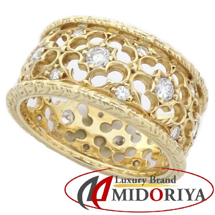 ダイヤモンド0.59ct 12号 リング 指輪 K18YG イエローゴールド / 64870  