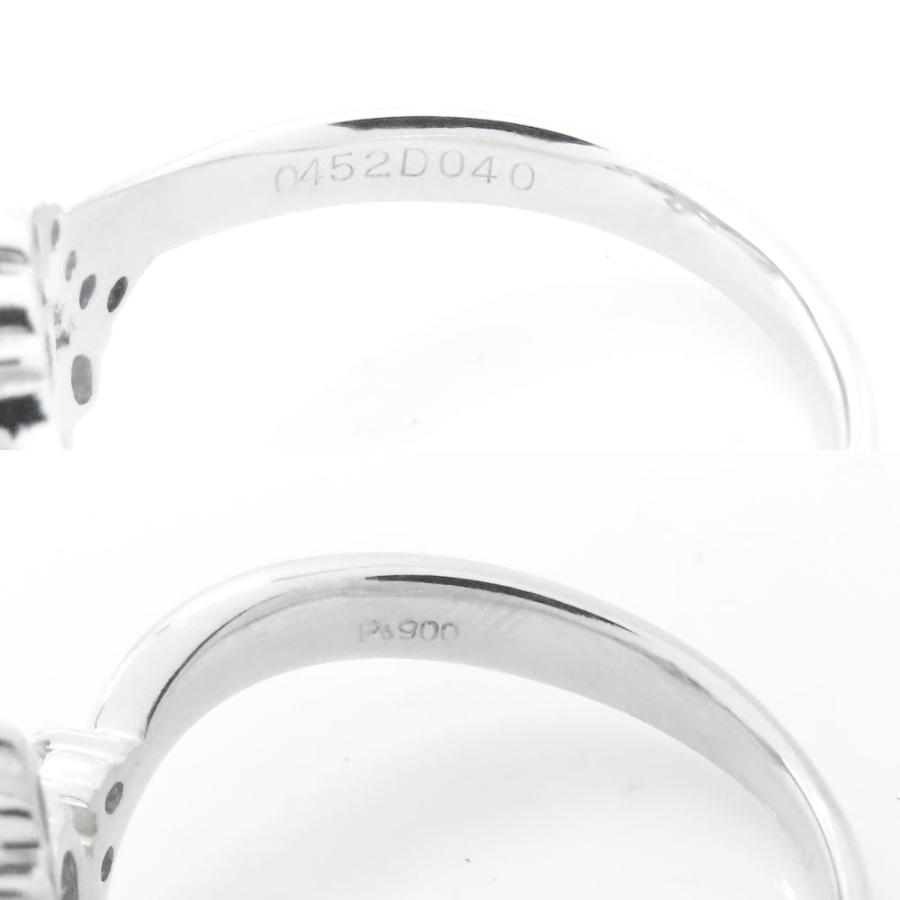 アレキサンドライト0.452ct ダイヤモンド0.40ct 15号 リング 指輪