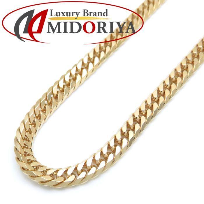 送料無料（沖縄配送） K18YG イエローゴールド ジガネ ネックレス