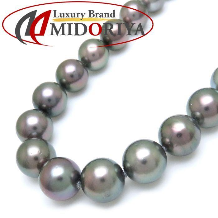 ブラックパールネックレス 黒真珠9 12ミリ 46cm シルバー金具 レディース ジュエリー 中古 Fj 株式会社midoriya 通販 Yahoo ショッピング