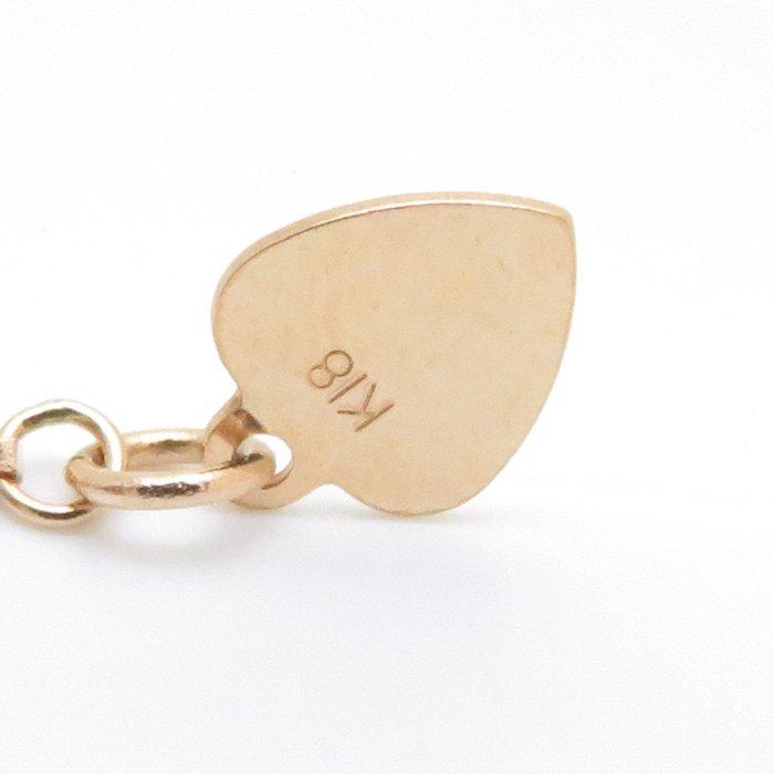 ダイヤモンドネックレス フラワーモチーフ K18PG ダイヤモンド0.77ct 