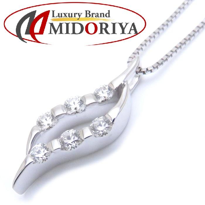 ネックレス ダイヤモンド0.30ct K18WG ホワイトゴールド / 74178【中古