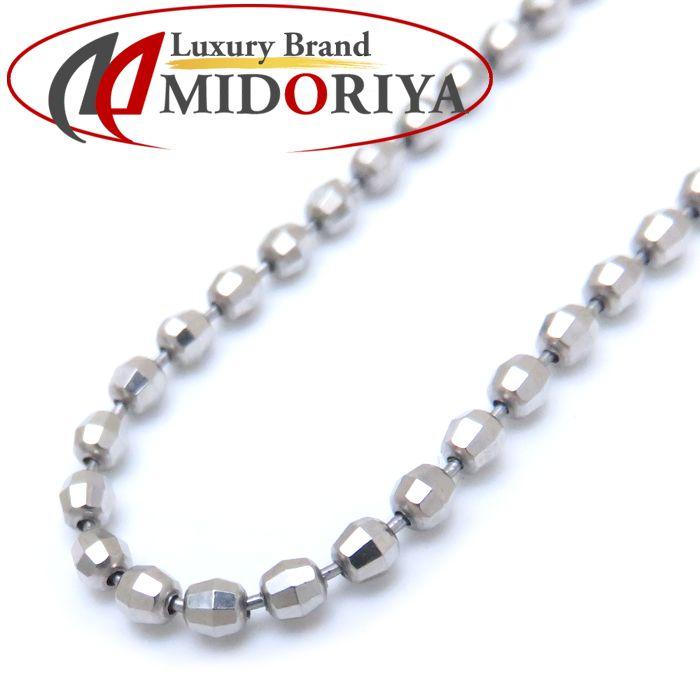 ネックレス ボールチェーン Pt850 40cm 7.1グラム プラチナ/74307