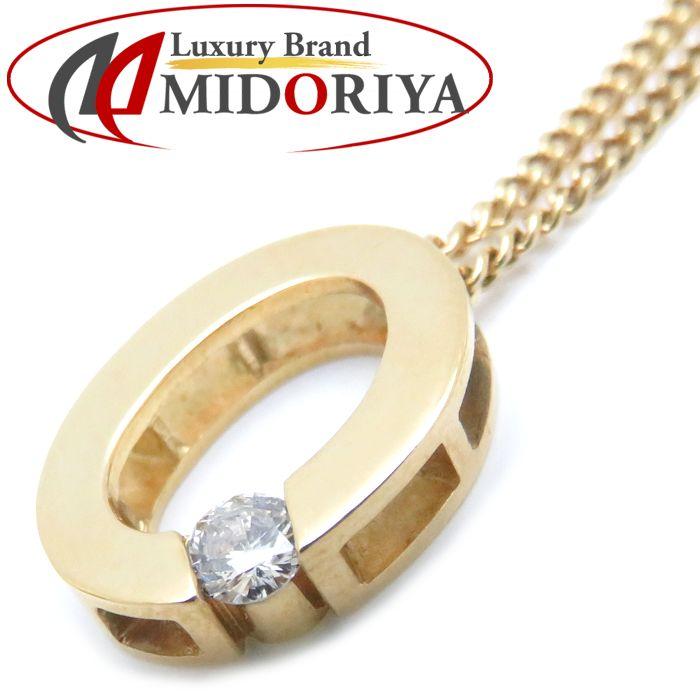 ダイヤモンドネックレス K18YG ダイヤモンド0.10ct イエローゴールド 